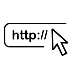 website address, web browser for searching on internet, webpage with hyperlink, http and url of website