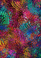 Abstract brush strokes, colorful grunge background