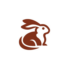 Rabbit Logo Design illustration vector templates