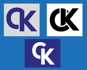 
NEW BEST CK creative initial latter logo.CK abstract.CK latter vector Design.CK Monogram logo design .