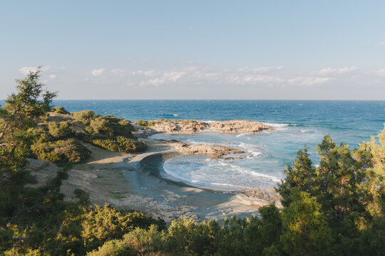 view of the sea from the sea