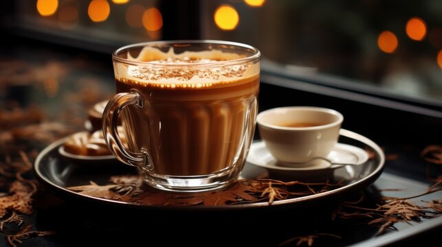 Excellent result super realistic coffee.UHD wallpaper