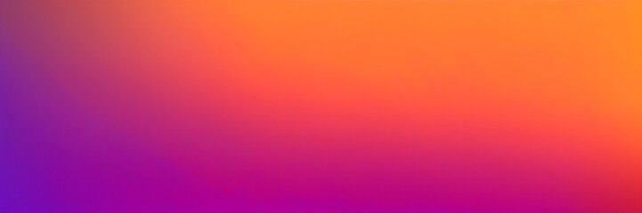 Orange and purple gradient backdrop banner. Abstract colorful background.