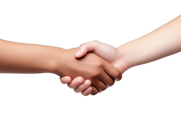 closeup of handshake between two people. Partnership deal concept background