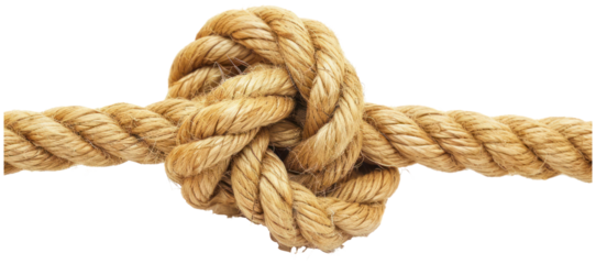 Rope knot illustration PNG element cut out transparent isolated on white background ,PNG file ,artwork graphic design.