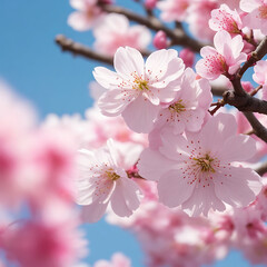 Obraz premium cherry blossom in spring