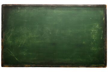 vintage old green chalkboard - obrazy, fototapety, plakaty