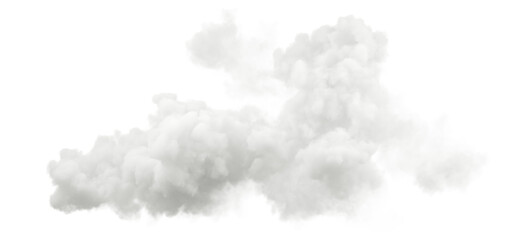 Obraz premium Haze fog clouds climate on transparent backgrounds 3d illustrations png