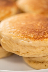 Eggnog pancakes