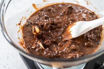 Chocolate pistachio fudge