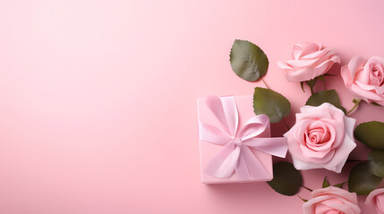 Beautiful pink rose bouquet flowers background, symbol of Valentine's Day, wedding, love