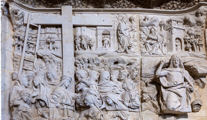 Interior detail of Burgos Cathedral