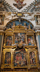 Fototapeta na wymiar Interior detail of Burgos Cathedral