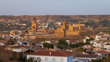 A view of Guadix Castle Spain