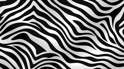 Zebra Elegance: Striped Pattern