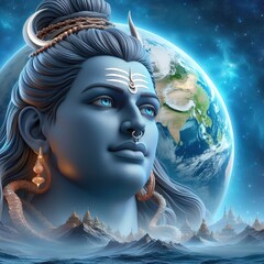 Lord Shiva - obrazy, fototapety, plakaty