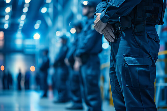 Security staff at a secure facility being awarded bonuses for their exemplary service - a recognition of their constant vigilance and dedication.