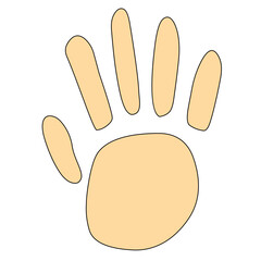 hand palm vector icon
