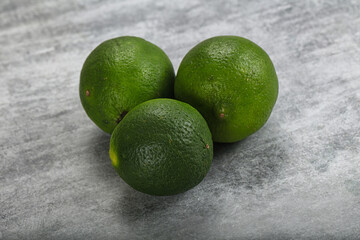 Green sour tropical Lime fruit