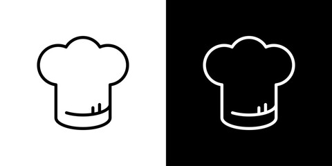 シンプルなコック帽のアイコン