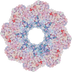 Flora wreath for decoration.