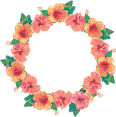 Flora wreath for decoration.