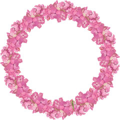 Flora wreath for decoration.