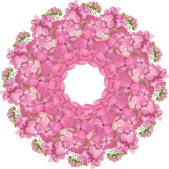 Flora wreath for decoration.