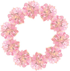 Flora wreath for decoration.