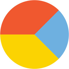 Pie Chart Vector Icon
