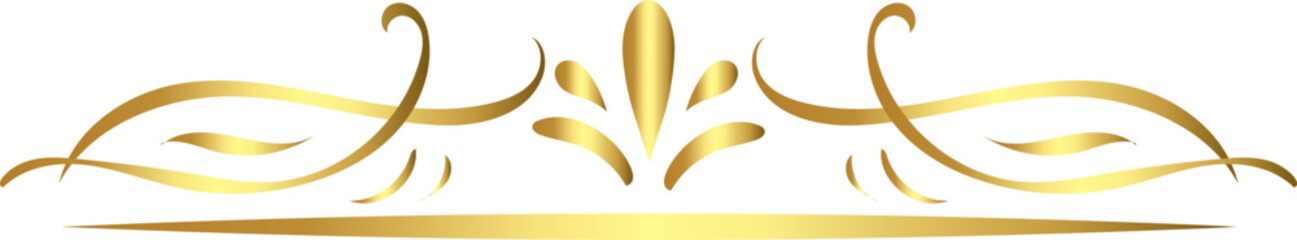 Decorative calligraphic elements for decoration.