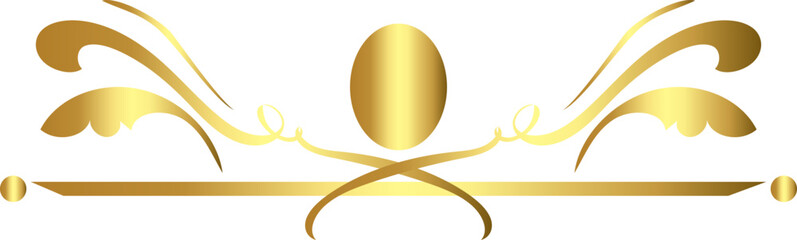 Decorative calligraphic elements for decoration.