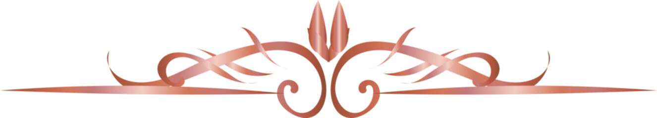 Decorative calligraphic elements for decoration.