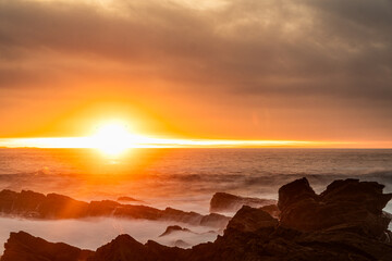 atardecer playa