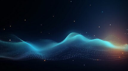 Futuristic technology style and elegant background for business tech presentations. Abstract wave background.