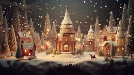 Fototapeta na wymiar Adorable Christmas composition evoking the spirit of festive delight.