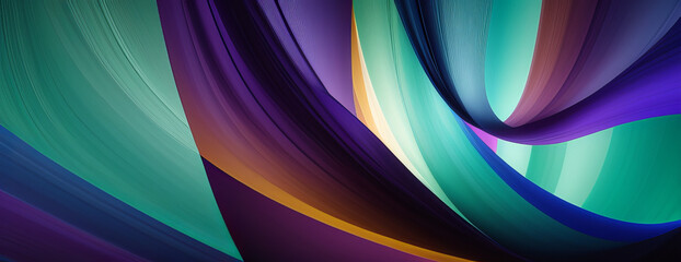  Abstract organic lines as panorama wallpaper background