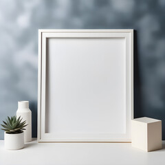 empty frame on the wall