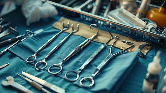 The professionalism of doctors saving lives at work in the surgical department. doctor