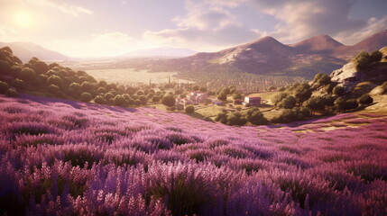 Fototapeta premium lavender field