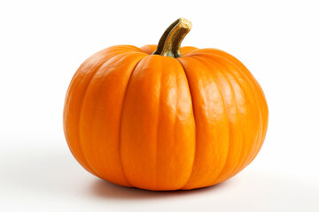 Pumpkin isolated on white background created with Generative Ai