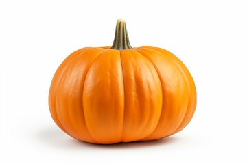 Pumpkin isolated on white background created with Generative Ai