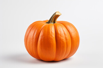 Obraz premium Pumpkin isolated on white background created with Generative Ai
