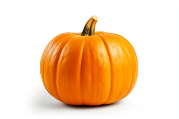 Pumpkin isolated on white background created with Generative Ai