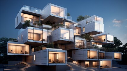 Expressive building design, capturing the essence of urban evolution