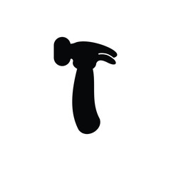 Hammer icon isolated on white background. Vector illustration. Eps 10. design elements for hammers and carpentry tools for various purposes