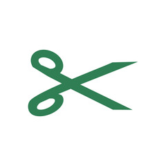 Scissors icon. Tailor symbol. Flat design style eps 10. cut in here symbol. Design elements for scissor accessories for various purposes