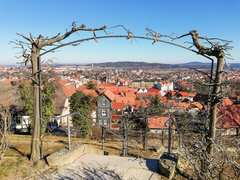 Baroque gardens in Blankenburg, Germany