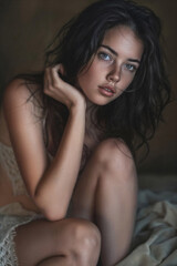 Fototapeta premium portrait of a young woman 