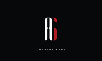 AG, GA, A, G Abstract Letters Logo Monogram